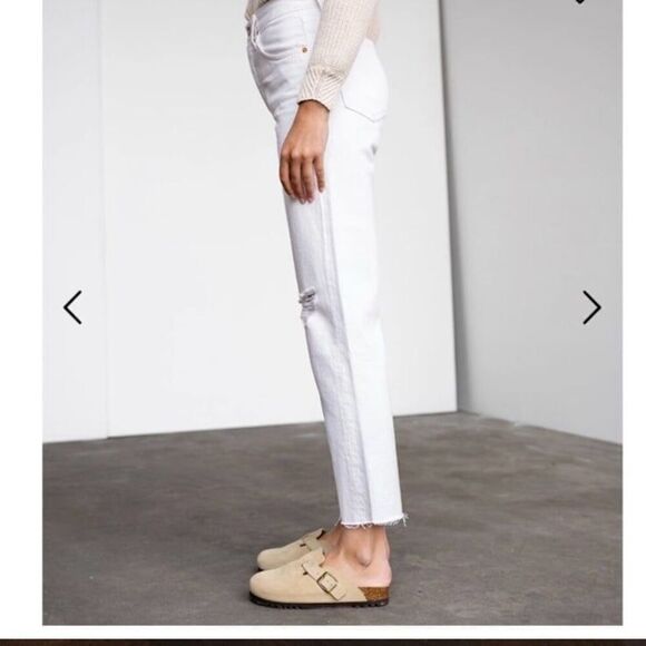 $295 NWT RE/DONE 70S STOVE PIPE WHITE DESTROY SZ 25 RUNS BIG! - Picture 4 of 9